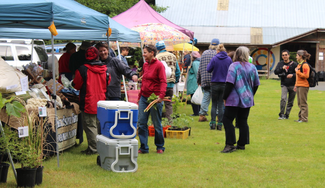 Denman Island Farmers market