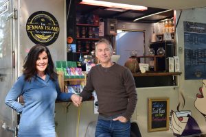 Wendy Massey and Brendan Waye of the Denman Island Tea Company.